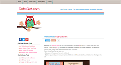 Desktop Screenshot of cute-owl.com